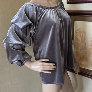 Women’s Holiday Luxury Velvet Top sz M NWT